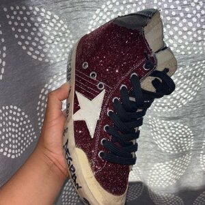 Golden Goose Francy Penstar Glitter High-Top Sneakers OBO